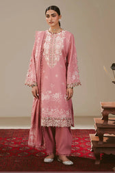 Cross Stitch Winter 26/PINK ALLURE-3PC KHADDAR SUIT/Pink