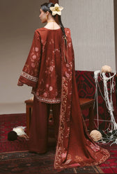 Cross Stitch Winter 26/SEPIA GRACE- 3PC MARINA SUIT/Rust