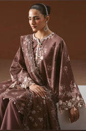 Cross Stitch Winter 26/SHADOW TALE-3PC KHADDAR SUIT/