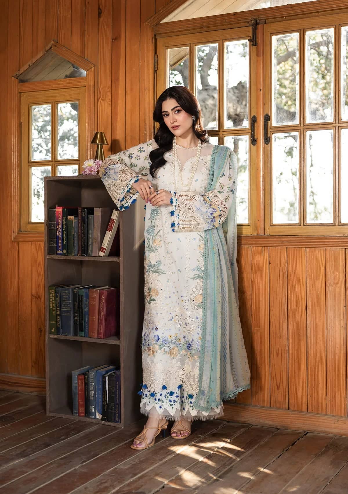 Elaf Chikankari 26/ERC-1A SAHIL/Chiffon Dupatta