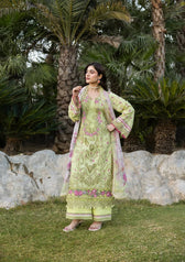 Elaf Chikankari 26/ERC-2A HINA/Chiffon Dupatta