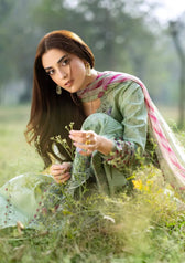 Elaf Chikankari 26/ERC-7B NAHL/Chiffon Dupatta