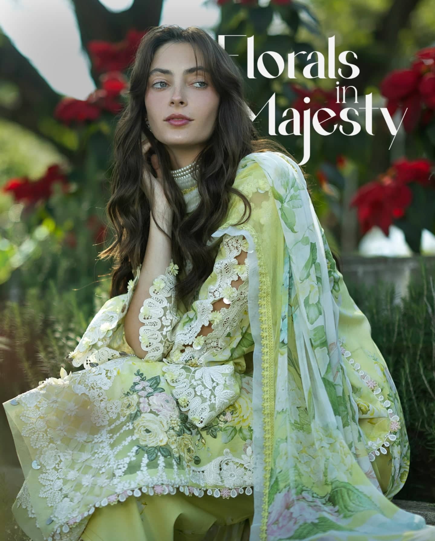 Elaf Signature Lawn/ESA-7A IVORY SEASON