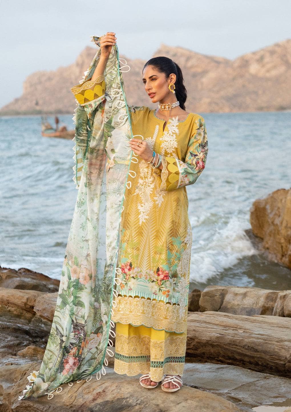 Elaf Signature Lawn/ESC-06A SANDY SHORE