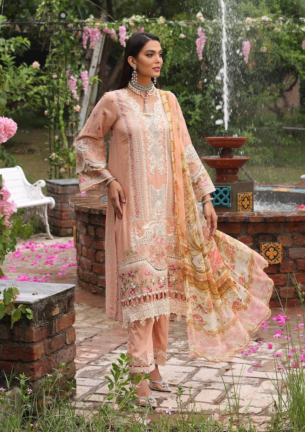 Luxe By Elaf Lawn/ELJ-02B HELENE