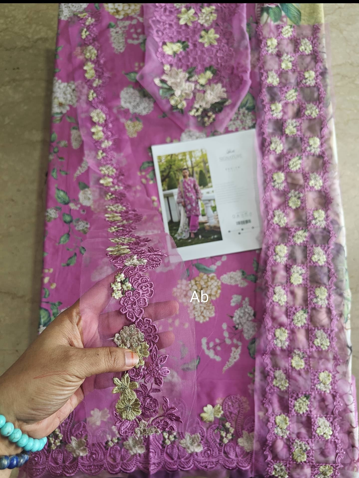 Hot🔥Seller/Open Pic/Elaf Signature Lawn/Vol 2/Kiara/7B