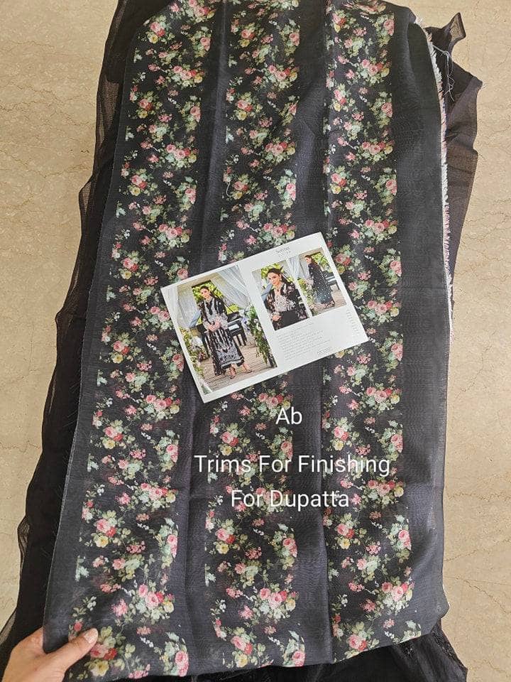 Open Pic/Elaf Luxury Lawn 25/ELH-6A SERENA/Black