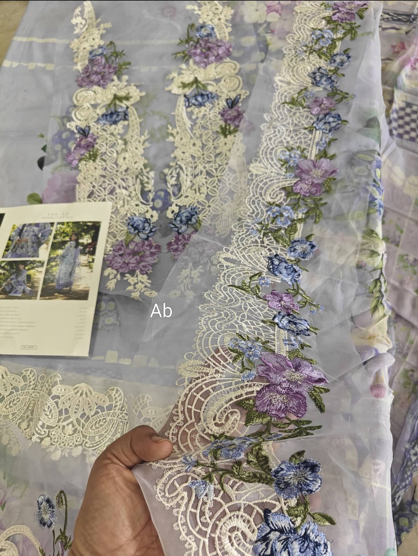 Open Pic/Elaf Signature Lawn/ESA-6A/Moonlit Petals