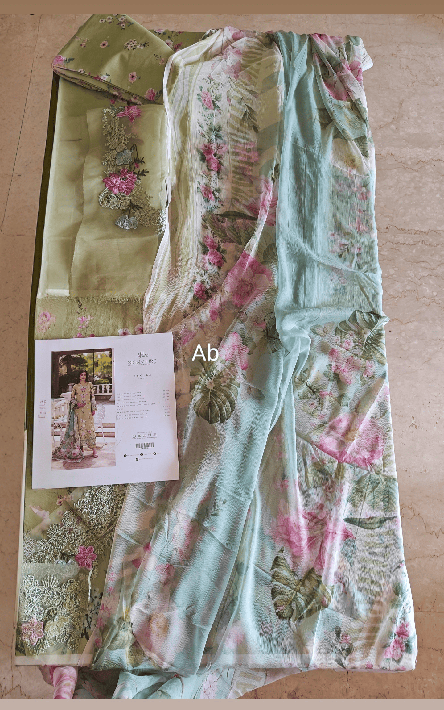 Open Pic/Elaf Signature Lawn/Vol 2/6A/Jade