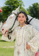 Elaf Luxury Lawn 25/ELH-7A WHITE EMPRESS/Off White