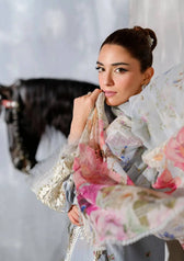 Elaf Luxury Lawn 25/ELH-7B ISSABEL/Ice Blue