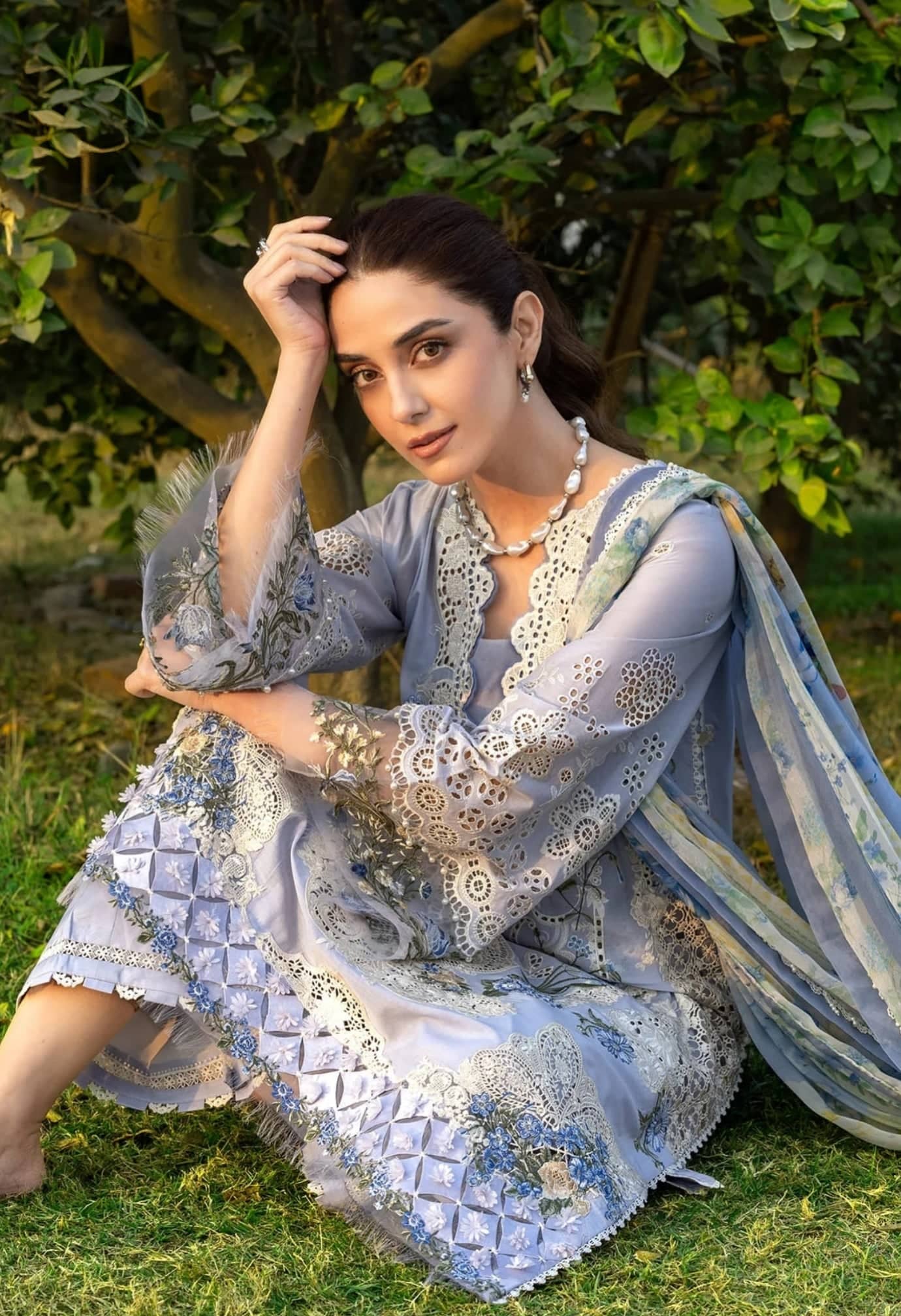 Elaf Premium Lawn 26/ELY-12 SKY BLISS