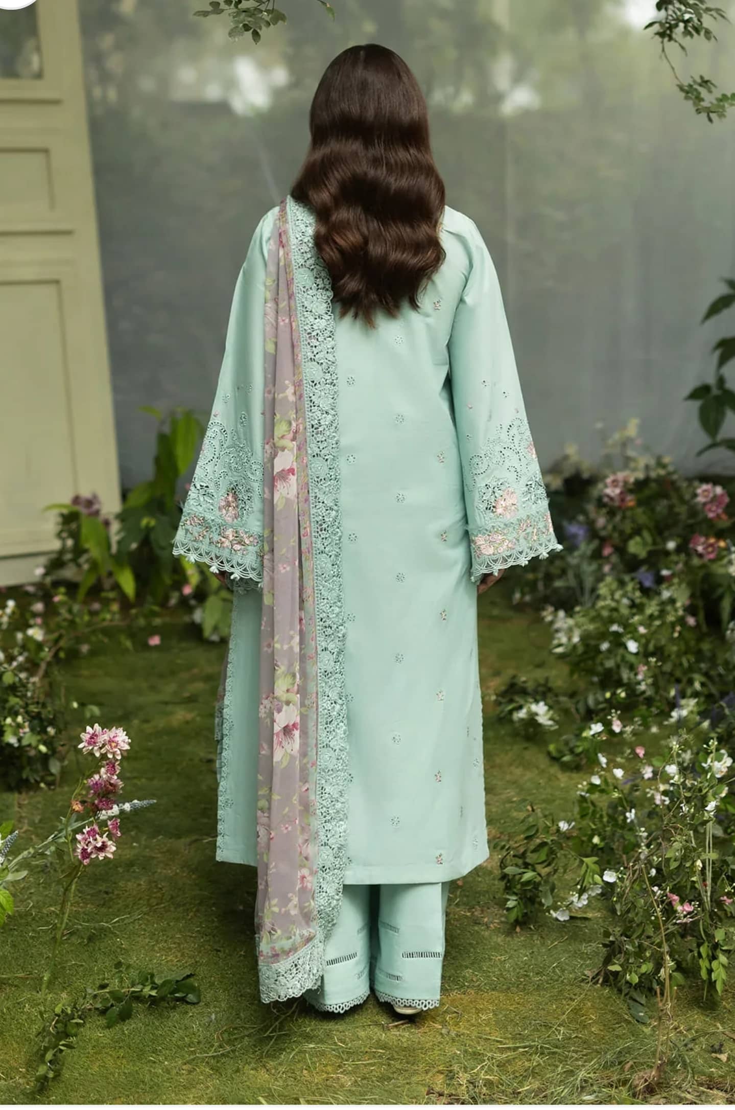 Elaf Premium Lawn 26/Vol 2/ELQ-6B MINT STORY