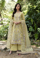 Elaf Premium Lawn 26/Vol 2/ELQ-7A BUTTER YELLOW