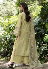 Elaf Premium Lawn 26/Vol 2/ELQ-7A BUTTER YELLOW
