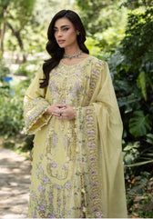 Elaf Premium Lawn 26/Vol 2/ELQ-7A BUTTER YELLOW