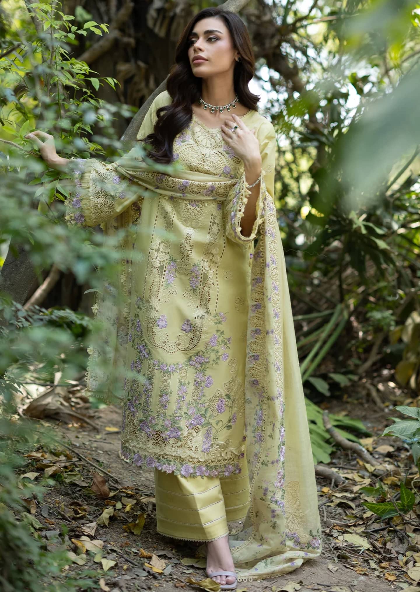 Elaf Premium Lawn 26/Vol 2/ELQ-7A BUTTER YELLOW