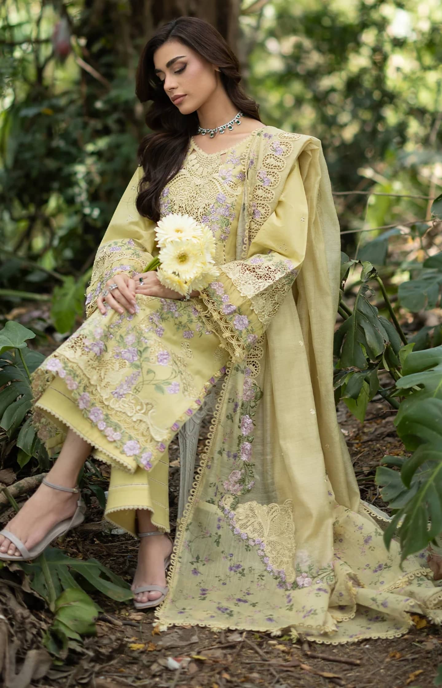 Elaf Premium Lawn 26/Vol 2/ELQ-7A BUTTER YELLOW
