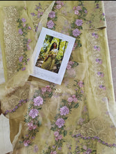 Open Pic/Elaf Premium Lawn 26/Vol 2/ELQ-7A BUTTER YELLOW