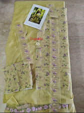Open Pic/Elaf Premium Lawn 26/Vol 2/ELQ-7A BUTTER YELLOW