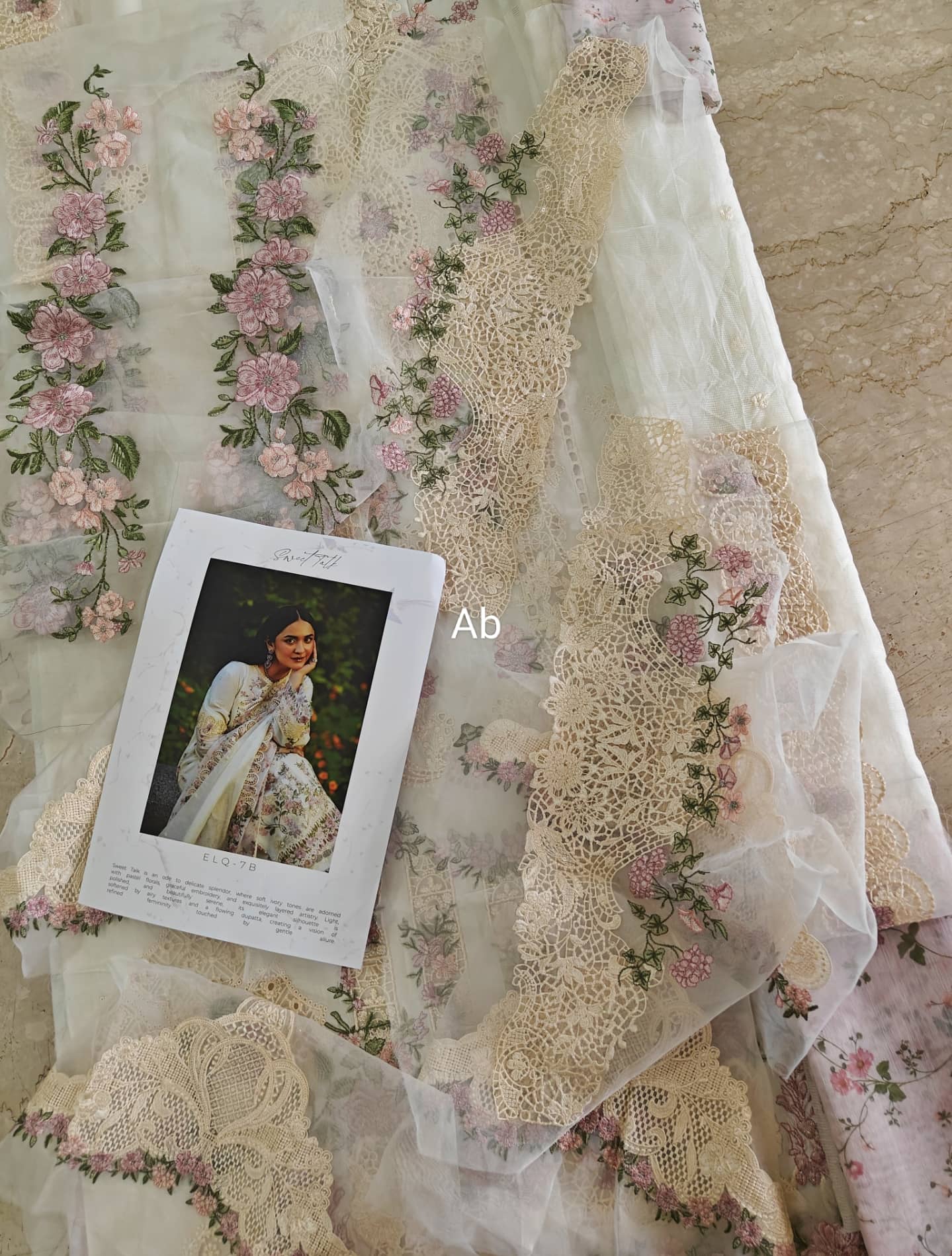 Open Pic/Elaf Premium Lawn 26/Vol 2/ELQ-7B SWEET TALK