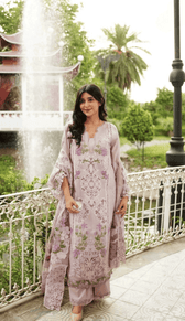 Spotted in Elaf Premium Lawn 26/Vol 2/ELQ-4B PURE PLUM
