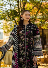 Restocked/Elaf Chikankari/ELK-05A BELLEZA/Black
