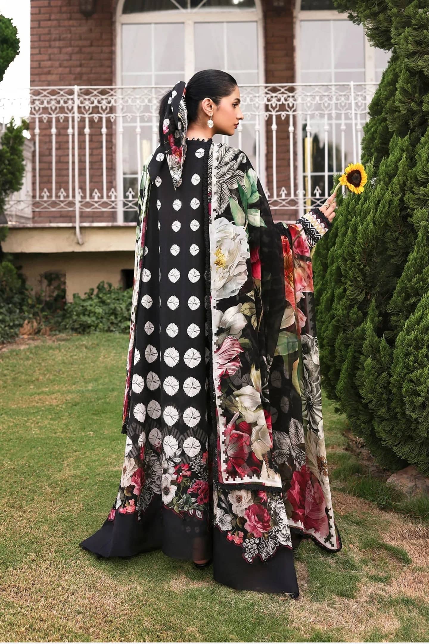 Elaf Belladore Prints Voil Dupatta/EPA-1B QUEEN