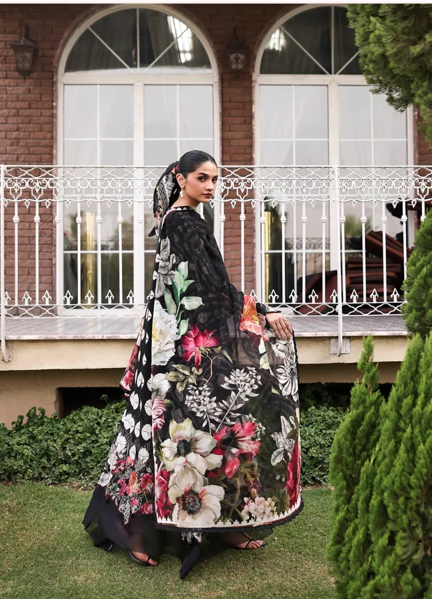 Elaf Belladore Prints Voil Dupatta/EPA-1B QUEEN
