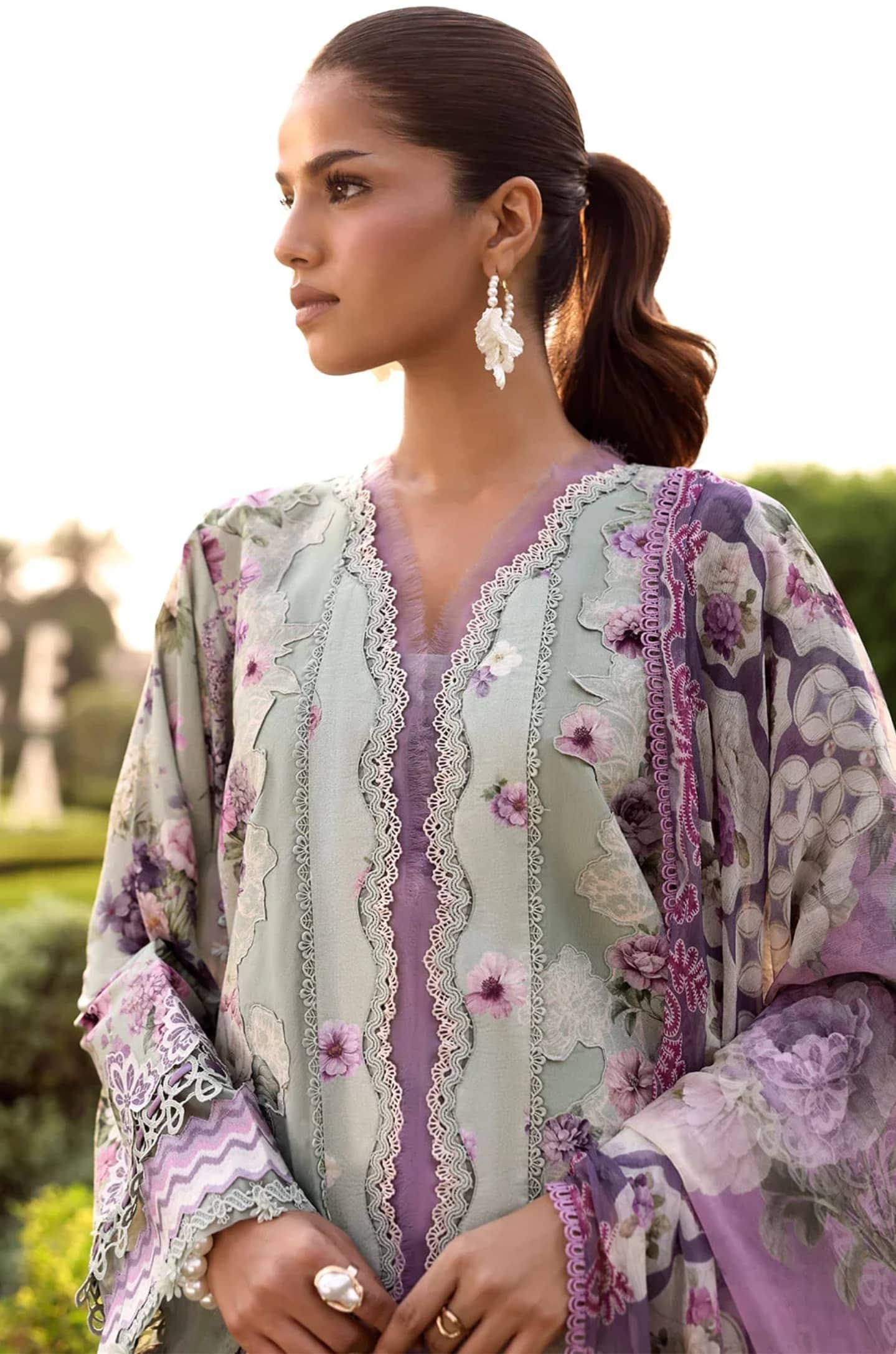 Elaf Belladore Prints Voil Dupatta/EPA-6A CASTELLA
