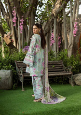 Elaf Prints Chiffon Dupatta Collection/ECD-3B FLORAL CHARM