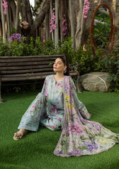 Elaf Prints Chiffon Dupatta Collection/ECD-3B FLORAL CHARM