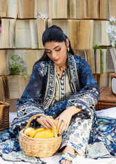 Elaf Prints Chiffon Dupatta Collection/ECD-7B BLOOMSTELLA