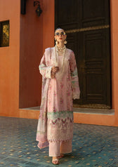 Elaf Signature Lawn 25/ETS-01B/Pink Petal