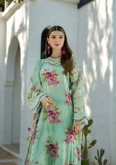 Elaf Signature Lawn 25/ETS-3A/Turquoise