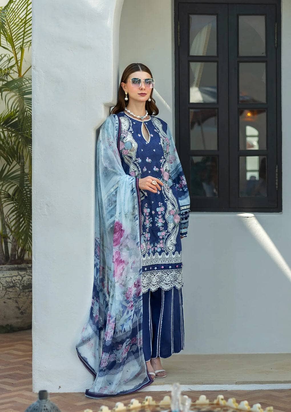 Elaf Signature Lawn 25/ETS-6A/London Blues