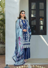 Elaf Signature Lawn 25/ETS-6A/London Blues