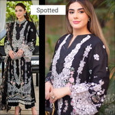 Spotted in Elaf Luxury Lawn 25/ELH-6A SERENA/Black
