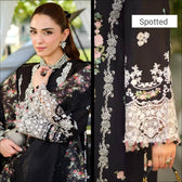 Spotted in Elaf Luxury Lawn 25/ELH-6A SERENA/Black