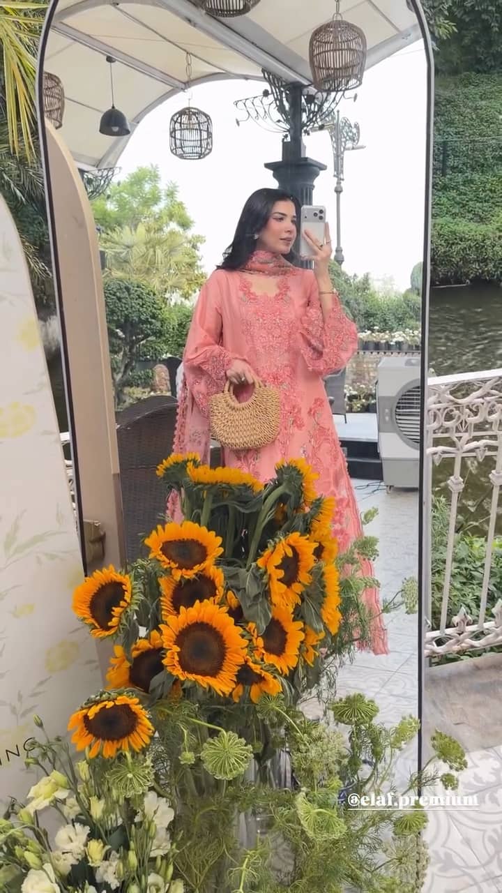 Spotted in Elaf Premium Lawn 26/Vol 2/ELQ-5A ENDLESS LOVE