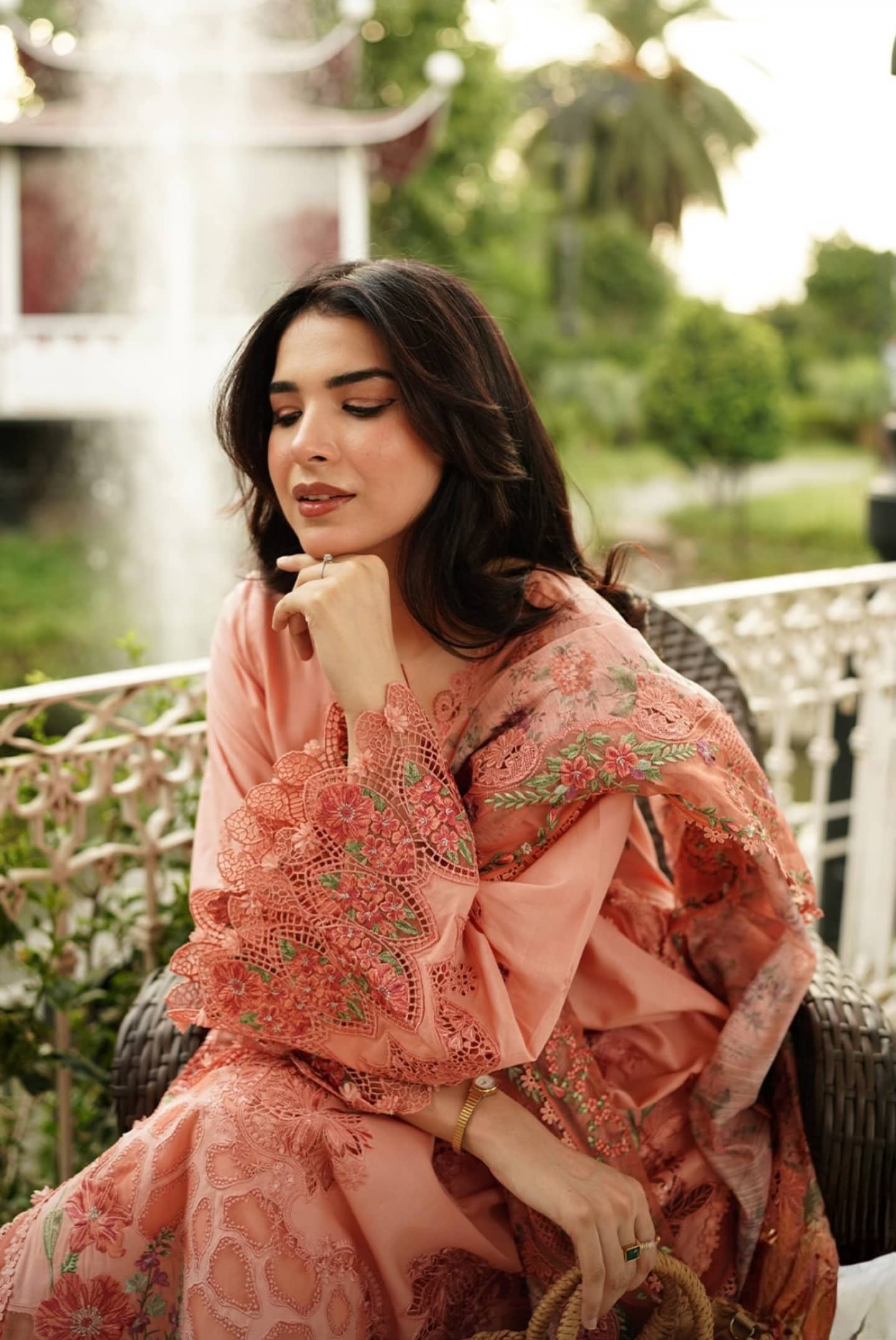 Spotted in Elaf Premium Lawn 26/Vol 2/ELQ-5A ENDLESS LOVE