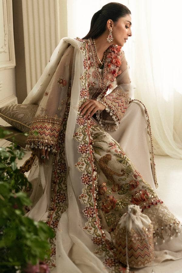 Elan Chiffon Pakistani Suits Elan Wedding Couture 24/BOTANICAL BLISS (EC24-02)