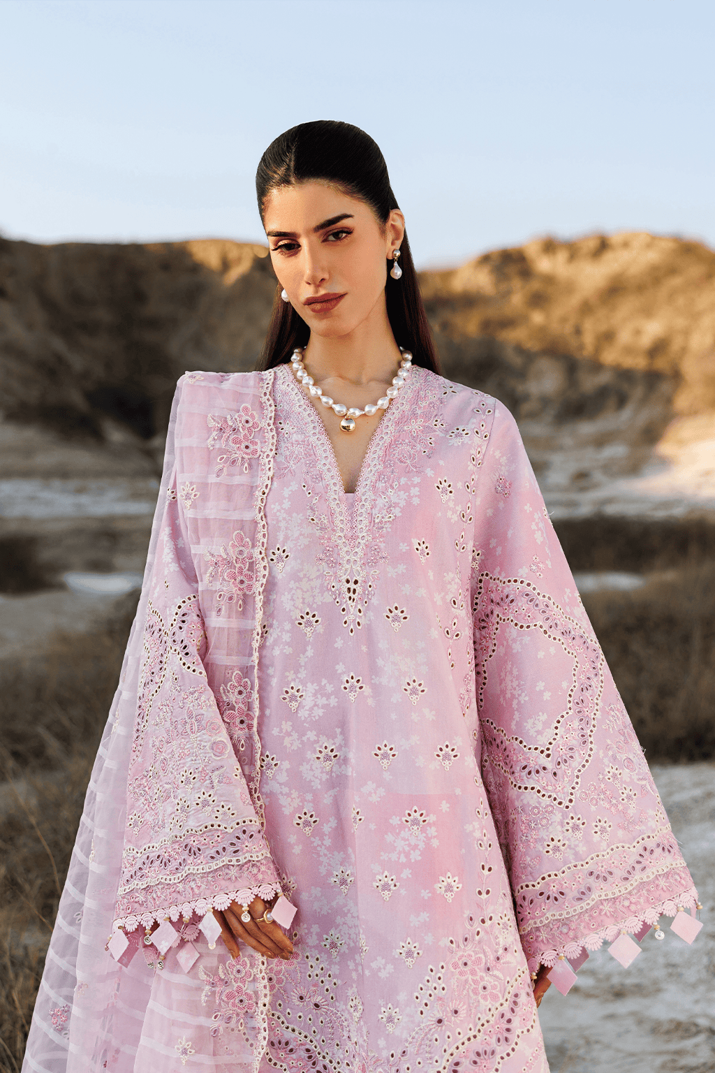 Emaan Adeel Sunlit Groove/Formal Lawn/Summer Sorbet