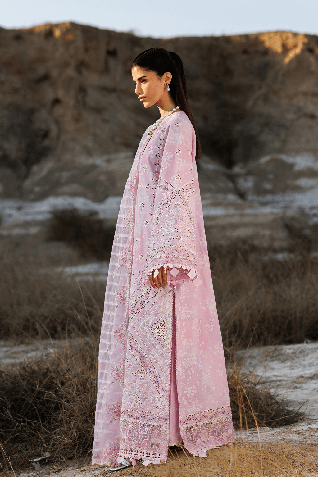 Emaan Adeel Sunlit Groove/Formal Lawn/Summer Sorbet
