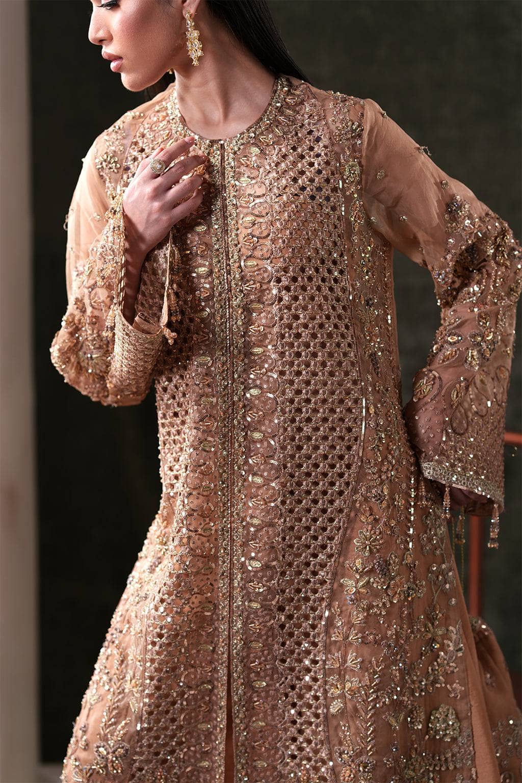 Emaan Adeel Starlit Jewels/Wedding Exclusive/Hessonite