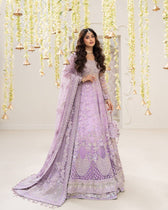 Faiza Saqlain Chiffon Pakistani Suit Faiza Saqlain Rua Wedding Formals/Lilac/Pinar