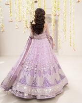 Faiza Saqlain Chiffon Pakistani Suit Faiza Saqlain Rua Wedding Formals/Lilac/Pinar