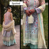 Spotted in Faiza Saqlain Lawn/Danica/Ombre Ice Blue