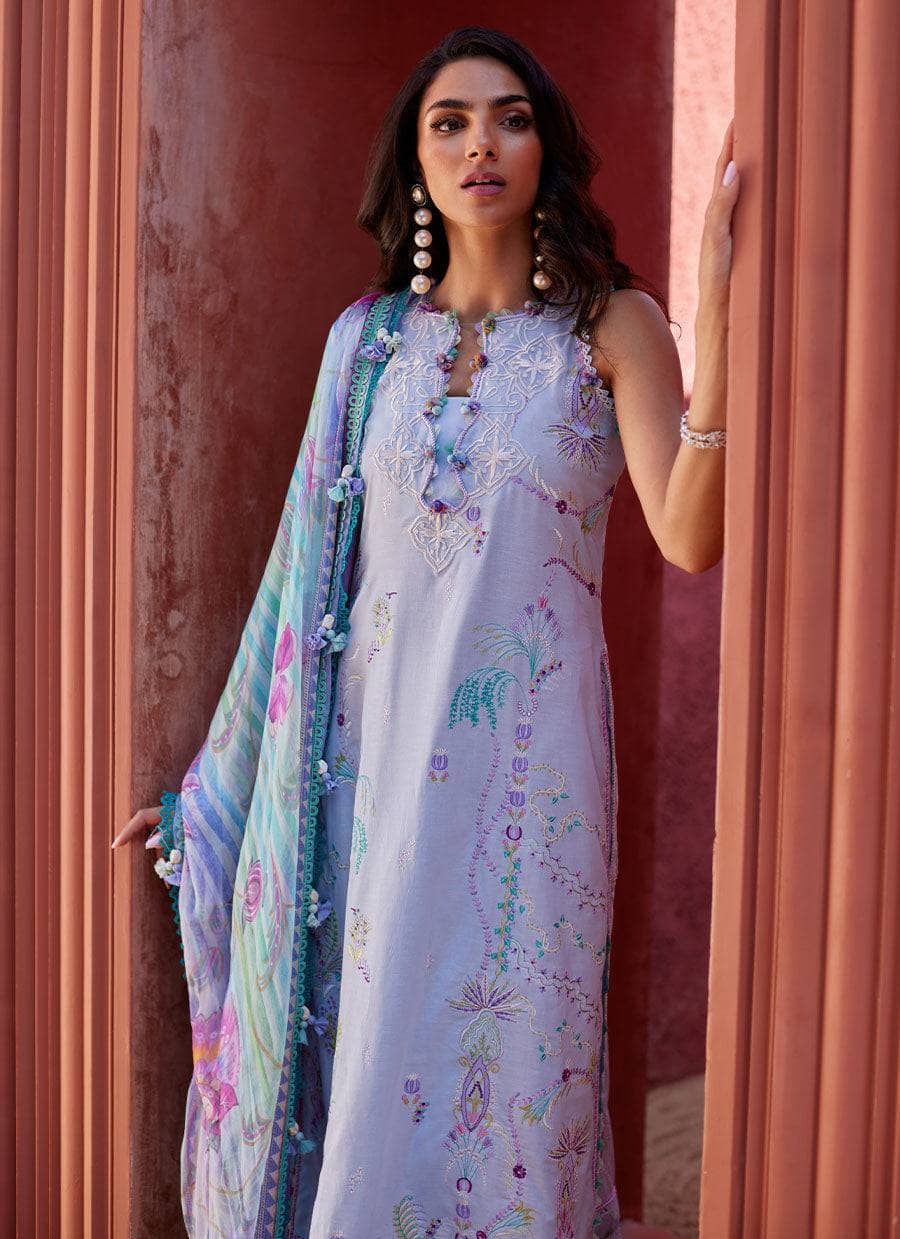 Farah Talib Aziz Lawn Pakistani Suits Farah Talib Aziz Suay/Calista Wedgewood