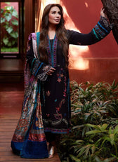 Farah Talib Aziz Lawn Pakistani Suits Restocked/Farah Talib Aziz Suay/Ilaria Black